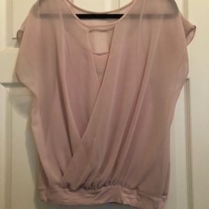 Built in layered blouse